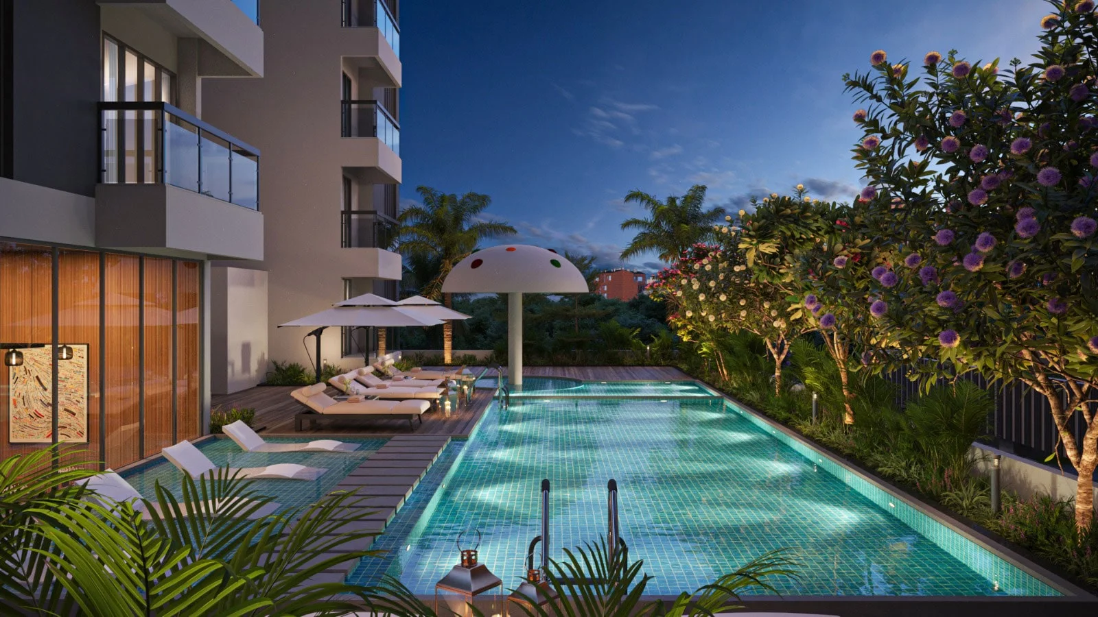 Sukhwani Ambar Wakad Swimming Pool Image